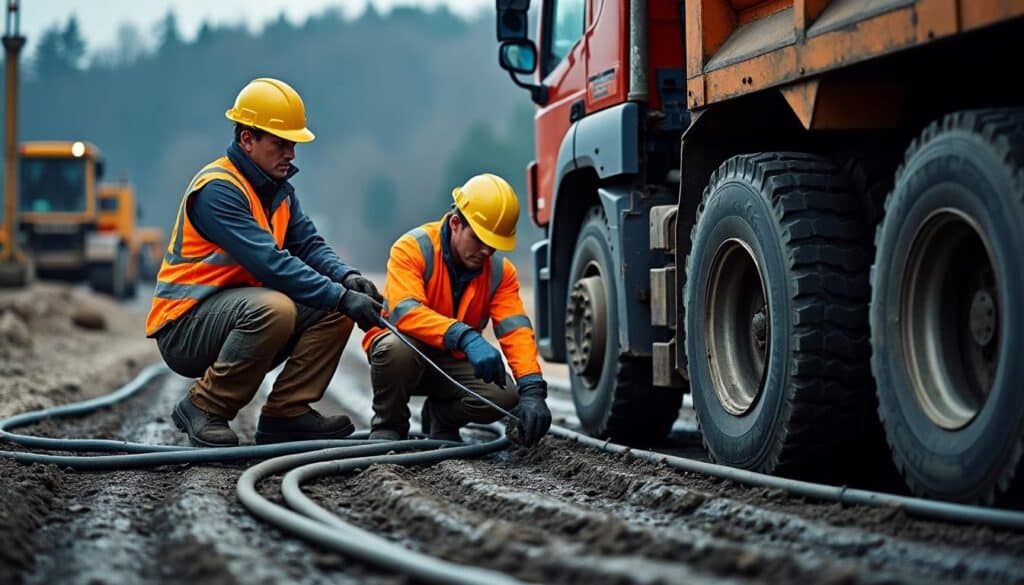Comment gérer un remorquage camion sur chantier bloqué