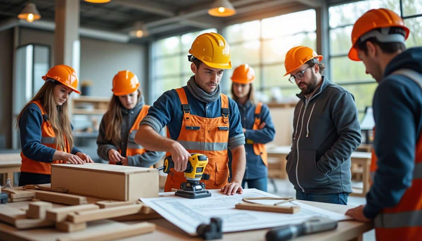 Illustration: Les formations proposées au CFA BTP de Bourg-en-Bresse : un large choix pour tous les projets