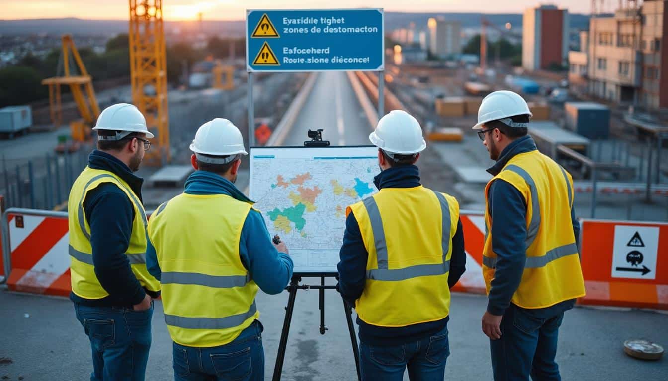 Illustration: Comprendre les zones de déplacement dans le secteur du BTP