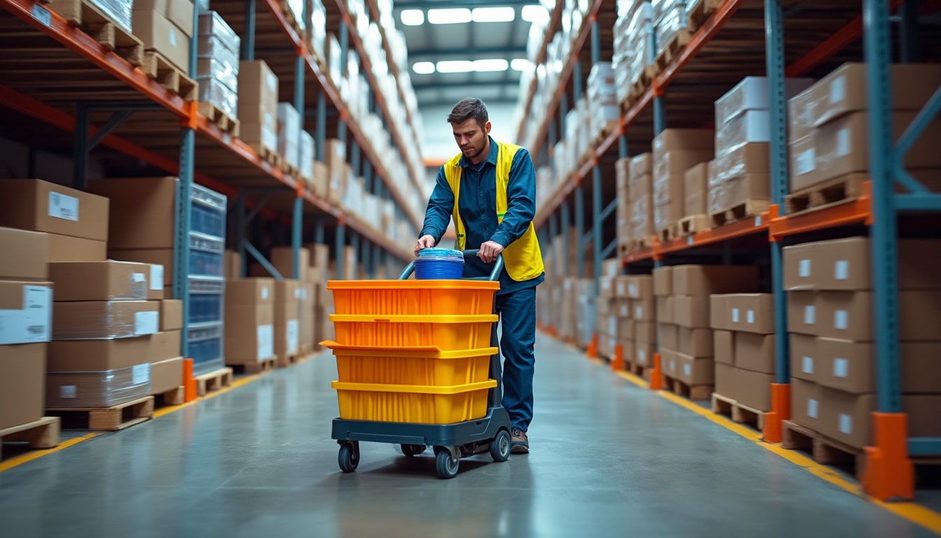 Illustration: Comprendre l’intérêt d’un chariot pour la préparation en picking