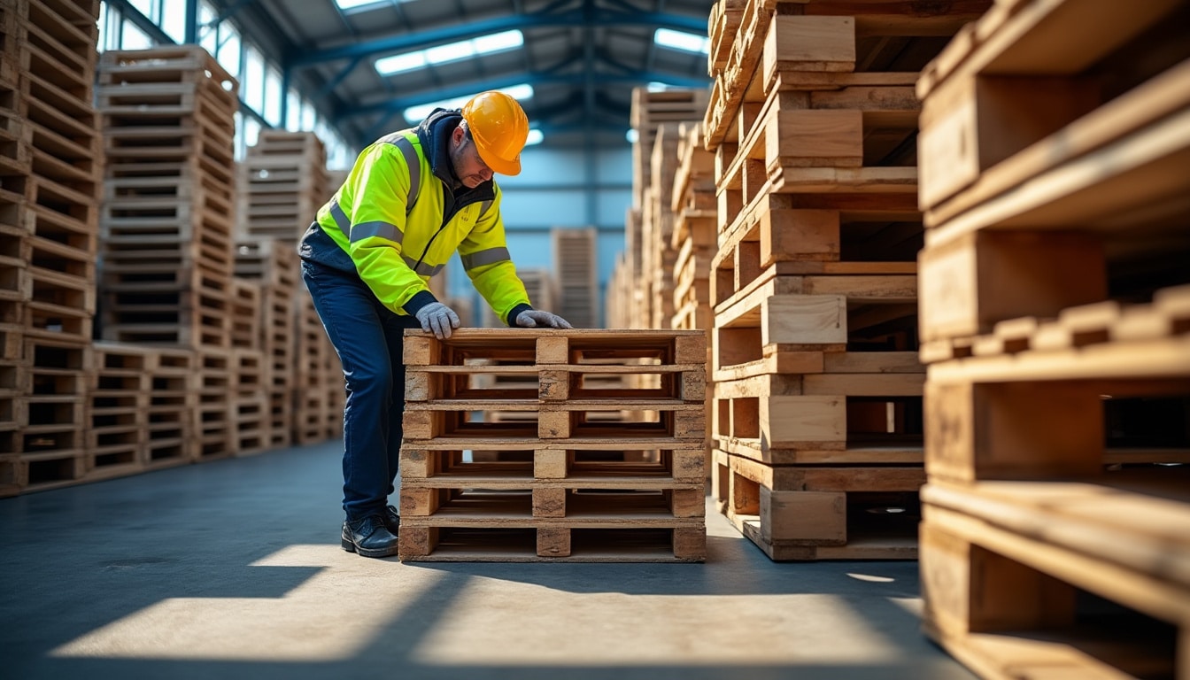 Illustration: Comprendre la notion de palettes empilables pour un stockage optimisé