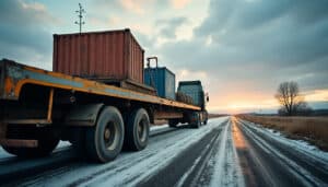 Transport par camion plateau : solution rapide et sécurisée