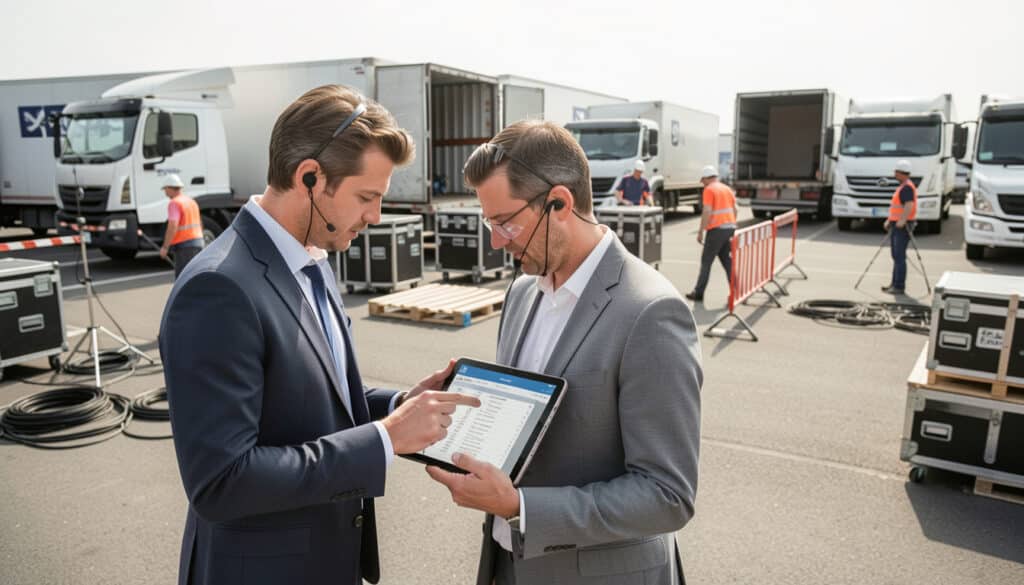 Logistique événementielle et coordination sur le terrain