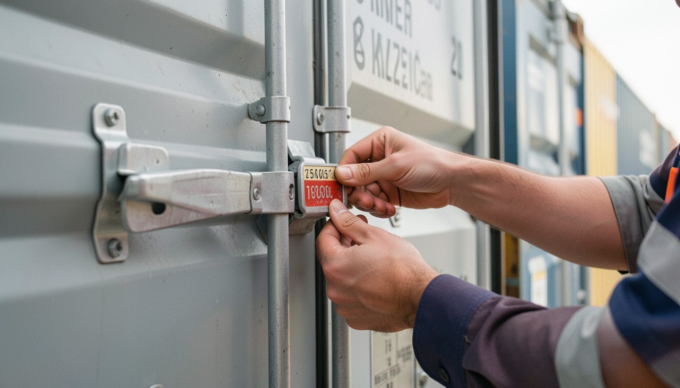 Scellé de conteneur : rôle, pose et critères de choix